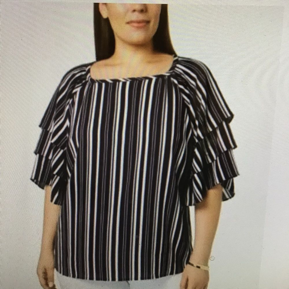 NWT Charter Club Coral Tropicale blouse 3X